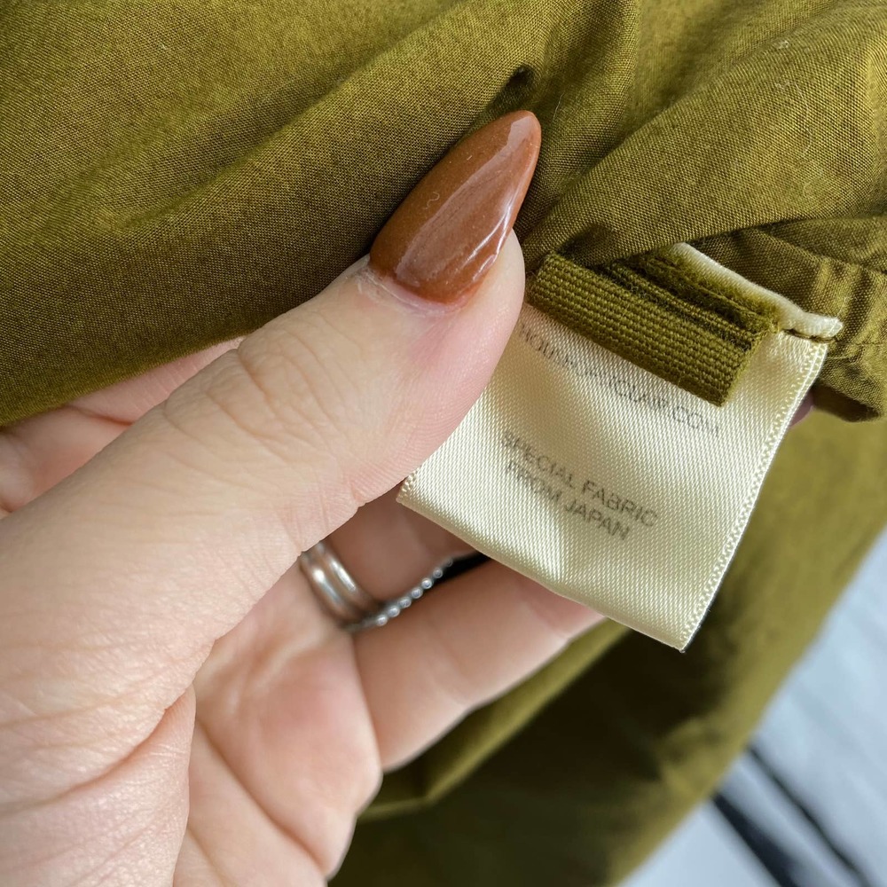 House of St. Clair Green Long Button Down top - Picture 5 of 8